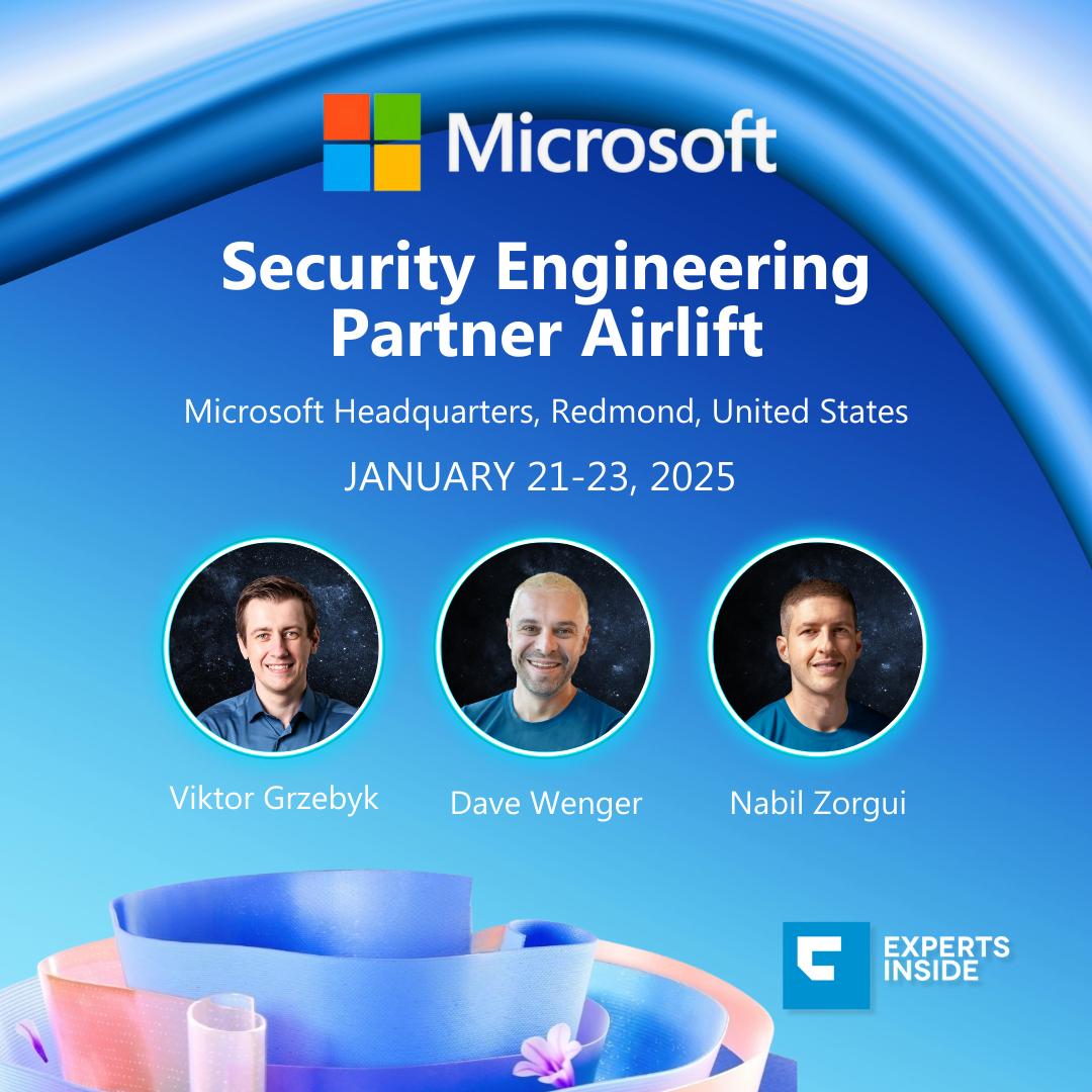 Microsoft Security Engineering Partner Airlift. What’s that?
